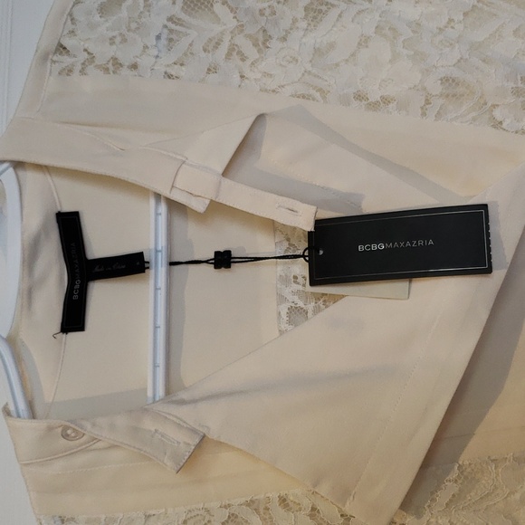 BCBG White Lace Dress - Picture 2 of 10